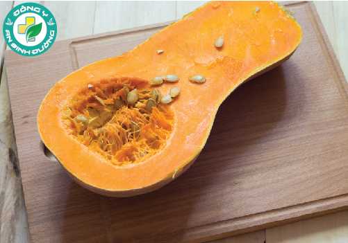 Bí ngô rất giàu giàu beta-carotene để nuôi dưỡng lá lách, nơi hồng cầu được tái sinh